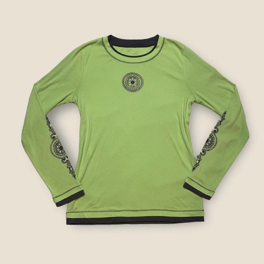 Adorable green y2k indie layered